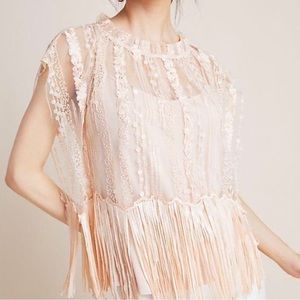 Anthropologie Eva Franco Sequin Top